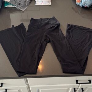 OFFLINE By Aerie Real Me High Waisted Crossover Flare Legging black small long